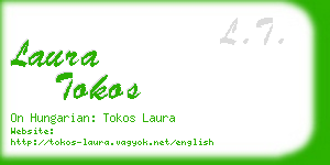 laura tokos business card